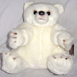 Russ Berrie White Bear