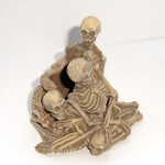 Tudor Mint Land of the Dragons Skeleton Candlestick Holder